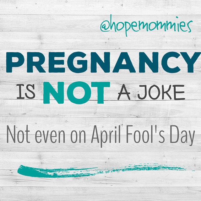 pregnancy not a joke