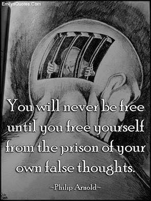 never be free false thoughts