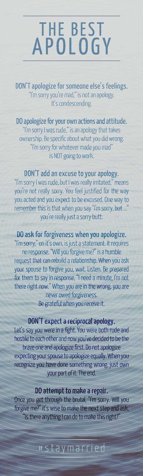 The Best Apology